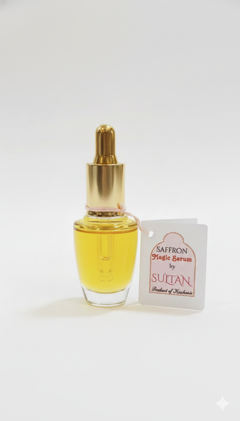 Saffron Magic Serum - Premium saffron serum for glowing skin - Premium quality dry fruits from Kashmir
